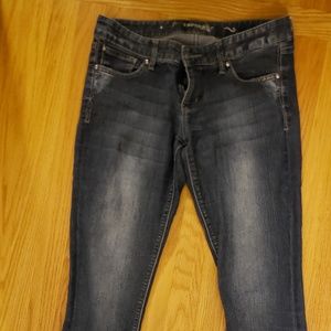 EXPRESS Jeans Barely Boot 6 LONG